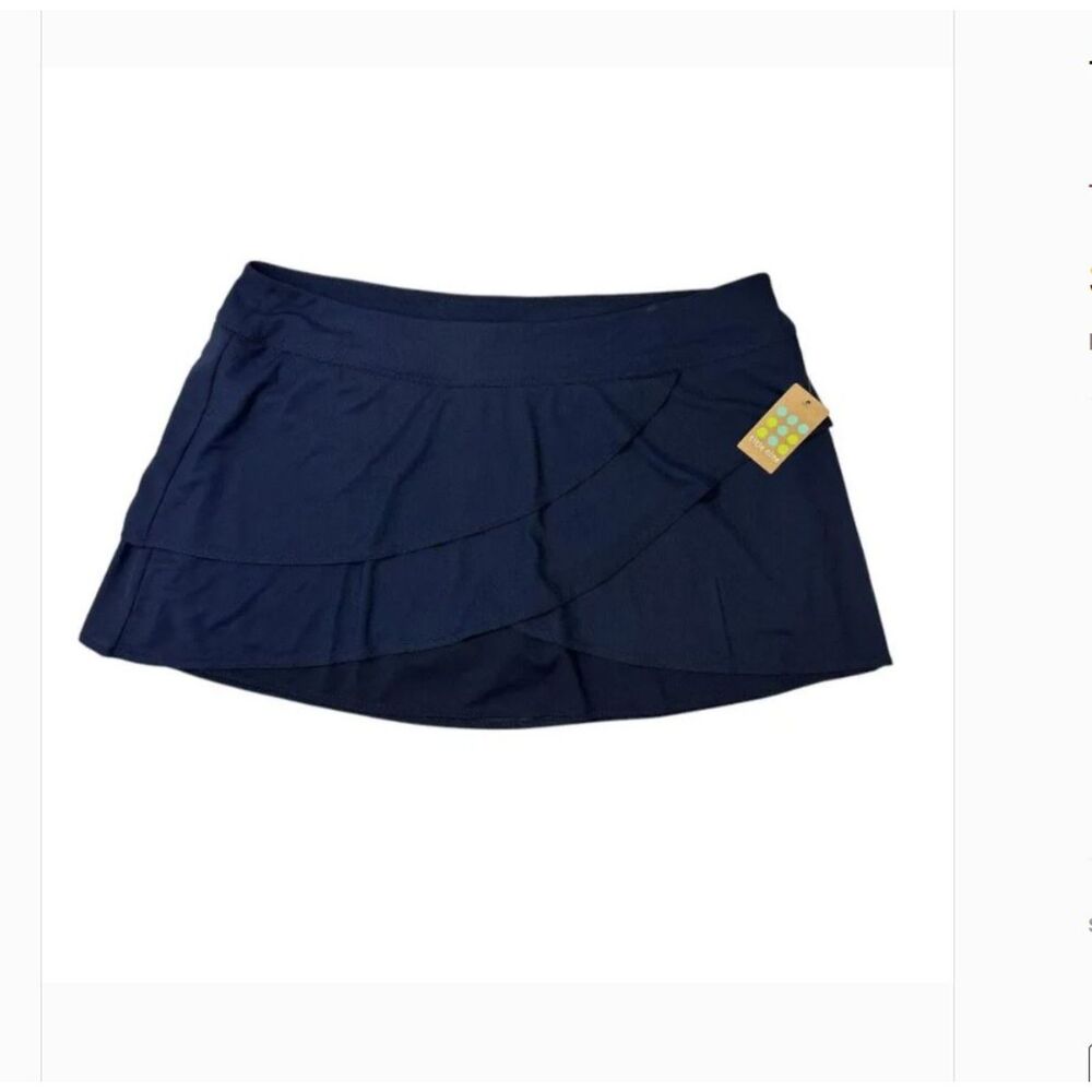Title Nine Skort Power Mesh Tiered Layered Skirt Pickleball Tennis Sz XL NWT